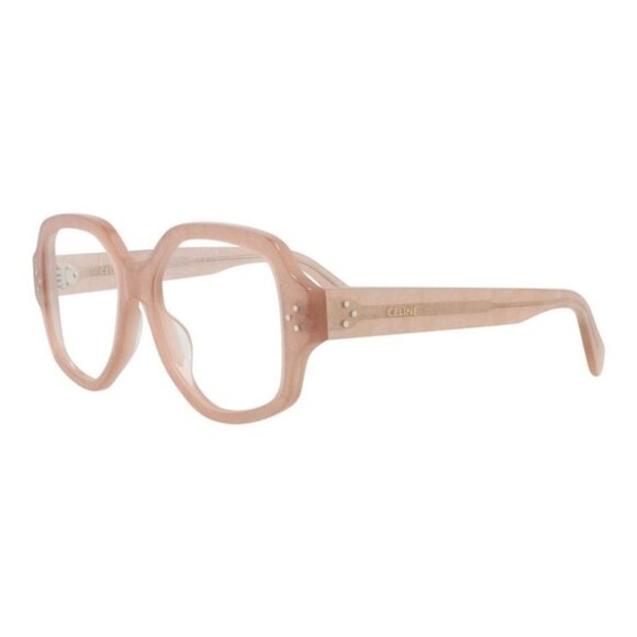 Celine Womens Square/Rectangle Pink Pink Transparent Fashion Designer Eyewear - Picture 1 of 4